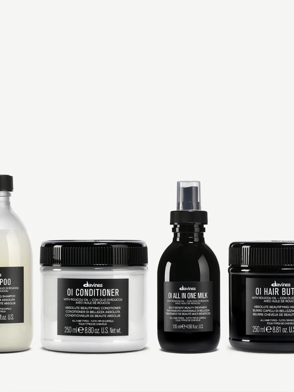 Davines OI Collection Set - Black & White Packaging